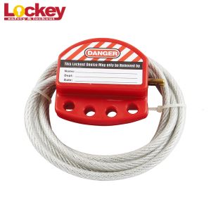 Punane 6mm dia. Teraskaabli lukustus nailon Loto