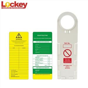 ABS Lockout Tagout Ladder Tag Tellingu sildid